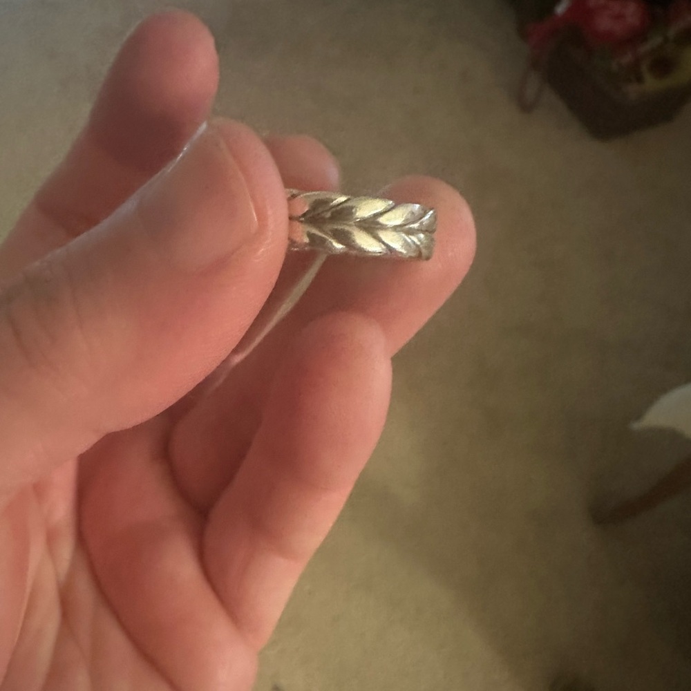 David Yurman Chevron Band Ring in Sterling Silver, 6mm